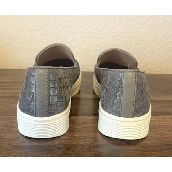 Sofft Somers Womens Gray Crocodile Print Leather Slip-On Shoes US 7.5 SF0021498 - Picture 4 of 6